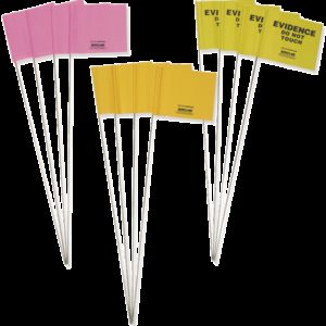 Yellow "Evidence"”Do Not Touch" Preprinted Flags (EVFY100)